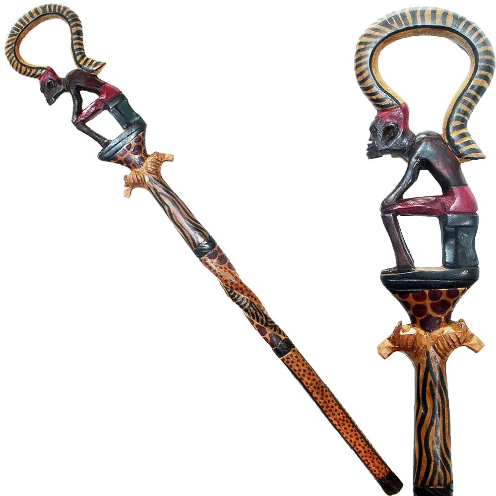 African Walking Stick - Handcrafted
